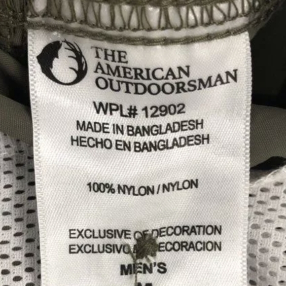 American Outdoorsman Men's Nylon Lightweight Water Repellent Hiking Shorts M NWT - Picture 3 of 4